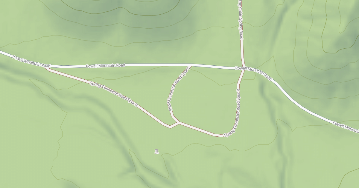Map preview of SHORT CONNECTOR ROAD SPUR S