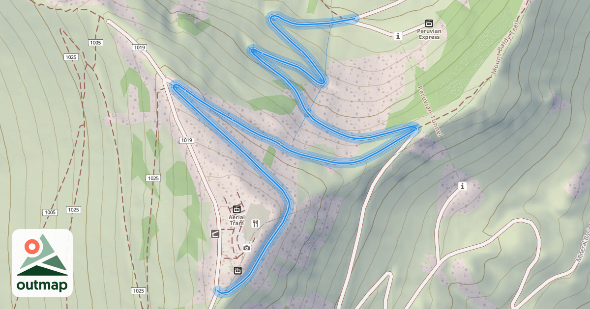 Map of Peruvian Gulch Road