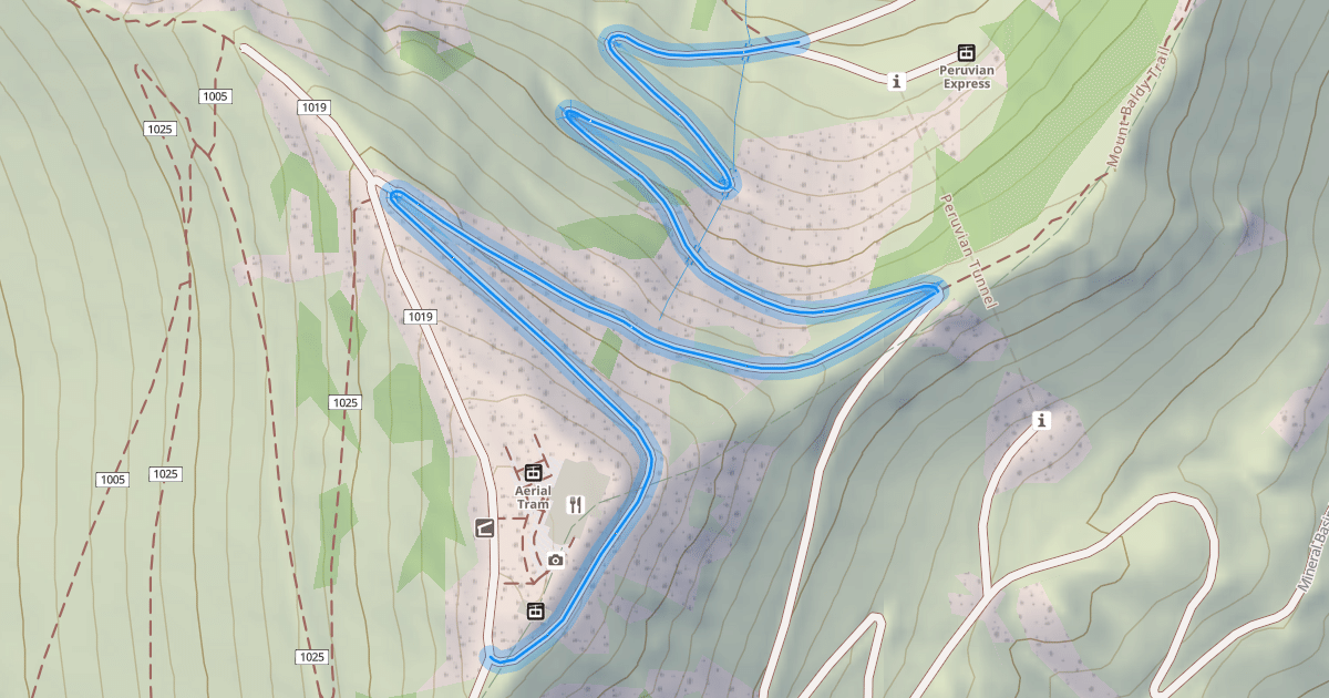 Map preview of Peruvian Gulch Road