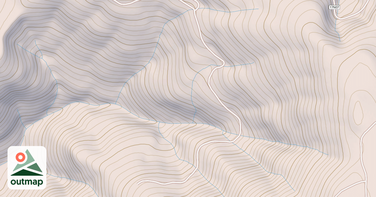 Map of CRAIGS CREEK MTN