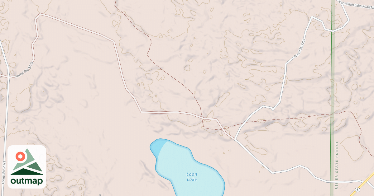 Map of LOON LAKE ROAD