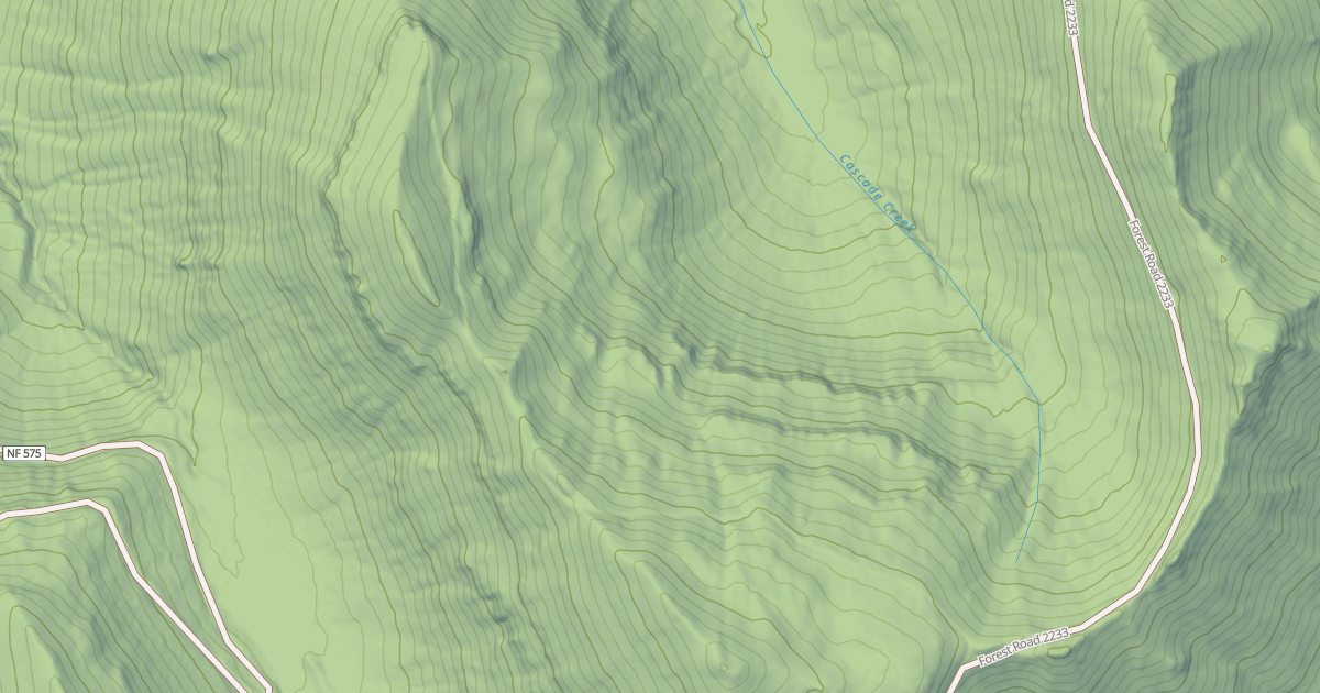 Map preview of USFS Motor Vehicle Use Map Roads {906020CC-7BC9-4C9B-990A-DEB36B5D8FAD}