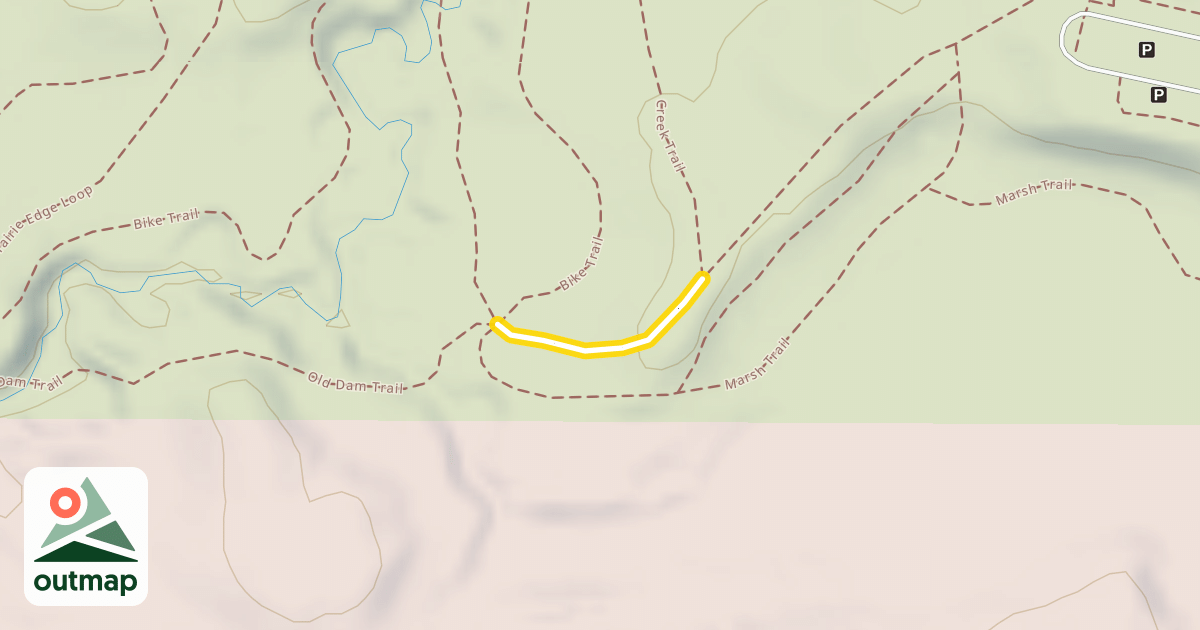 Map of Old Dam Trail