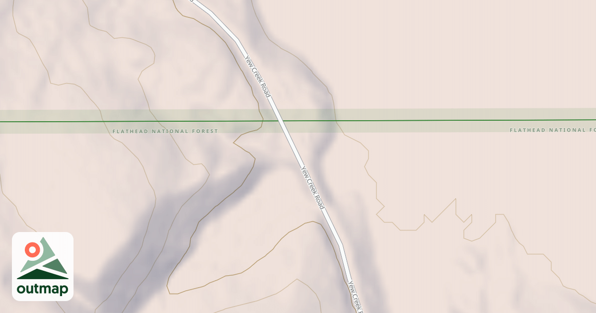 Map of CRANE MTN SNOWMOBILE
