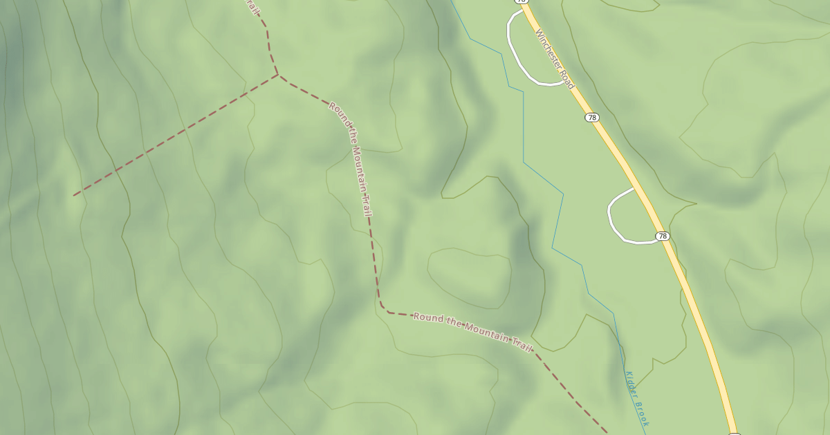 Map preview of Round the Mountain Trail