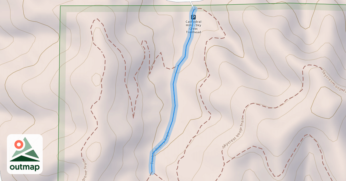 Map of Timber Riders Trail