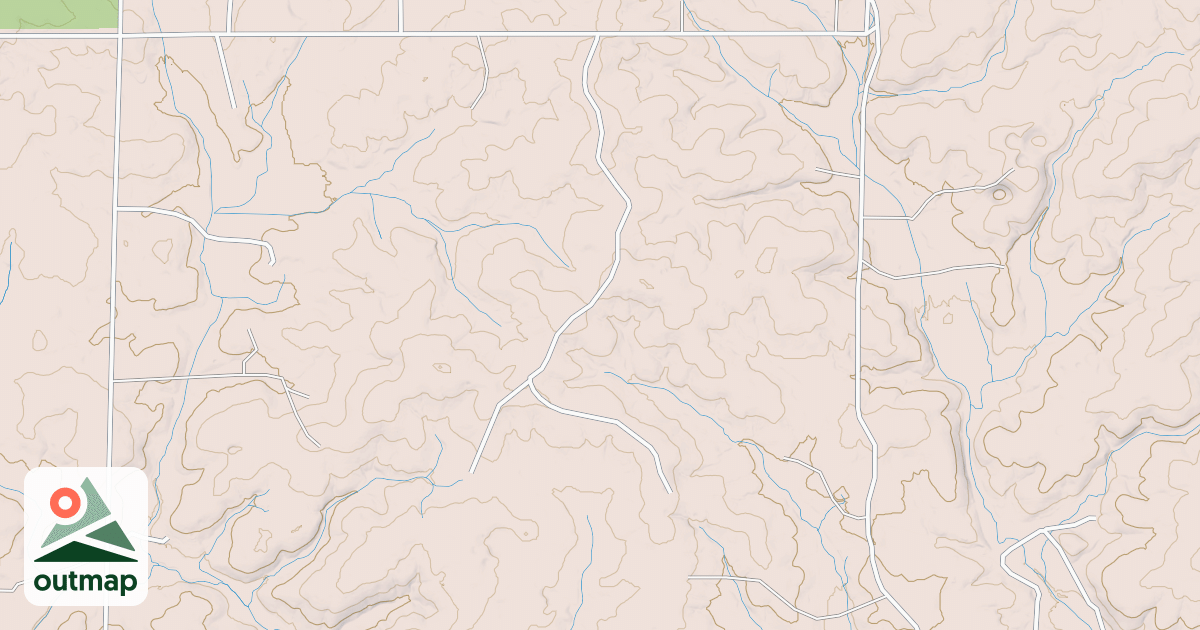 Map of COUNTY ROAD SPUR