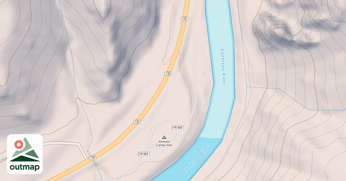 Map of ALMONT CG