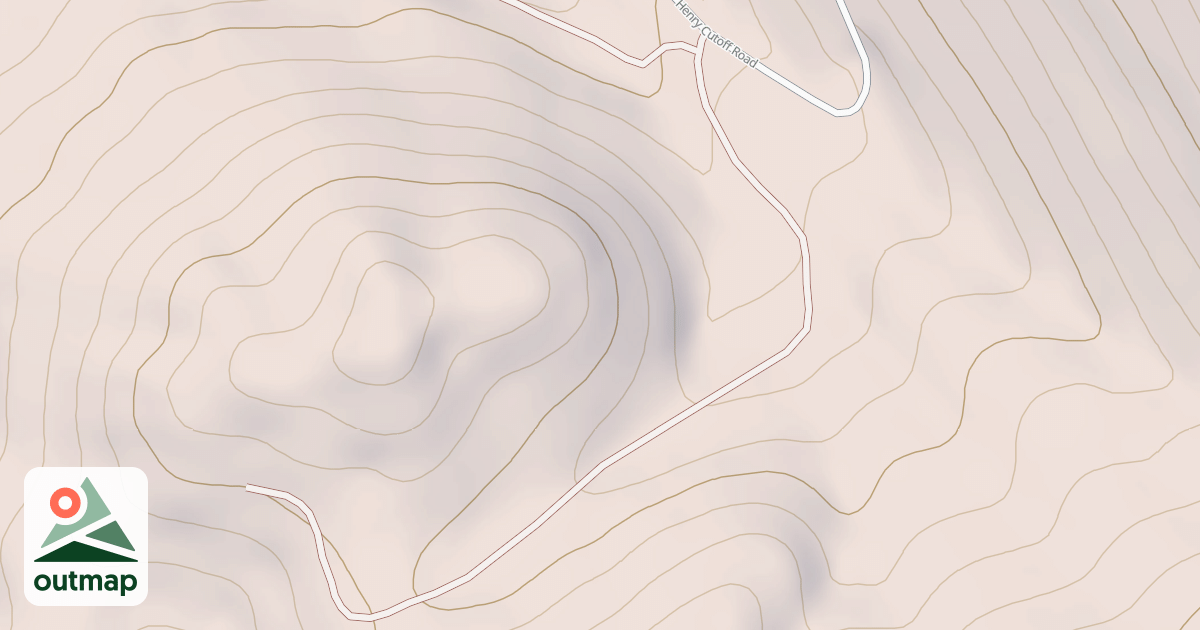 Map of HENRY CUTOFF GRAVEL SOURCE