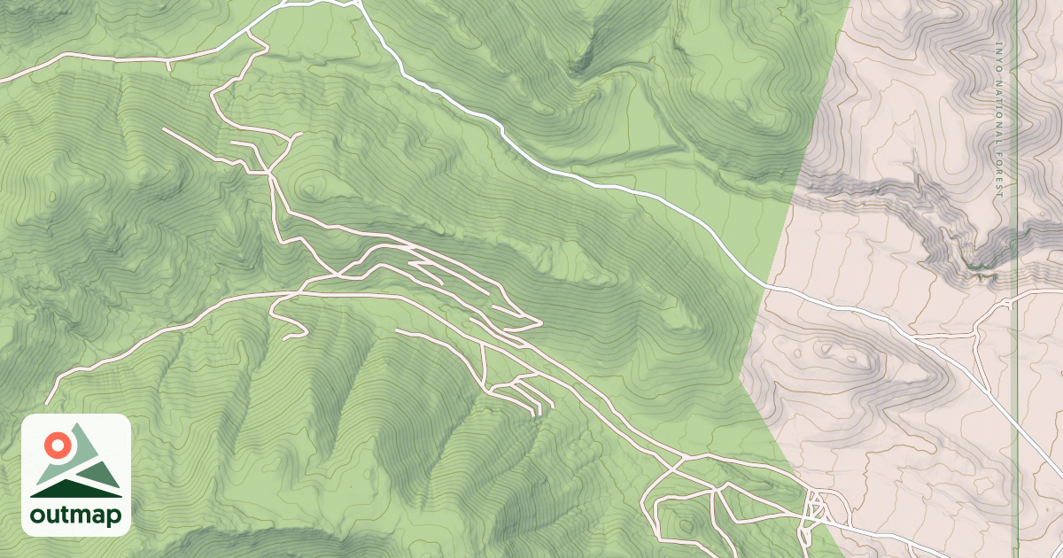 Map of ROCK CREEK (NV)