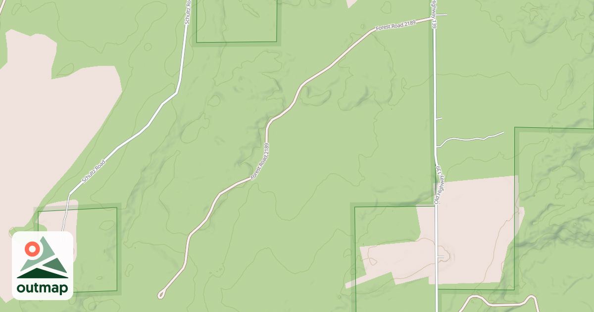 Map of COLDWATER CREEK ROAD