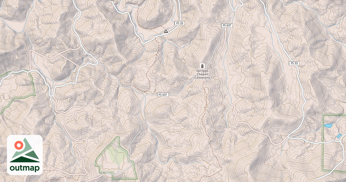Map of FLAT LANDS