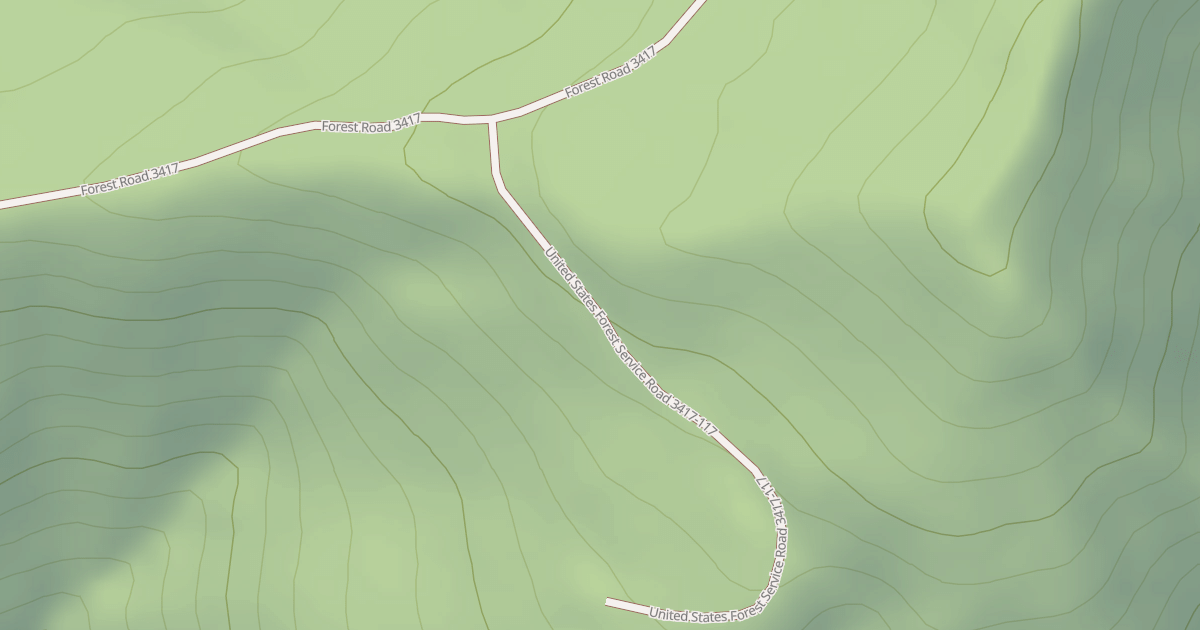 Map preview of USFS Motor Vehicle Use Map Roads {0F73E2E9-F2CA-492C-8E8D-E75299F07575}