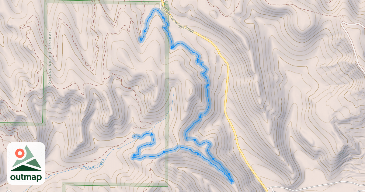 Map of #81 Polecat Loop