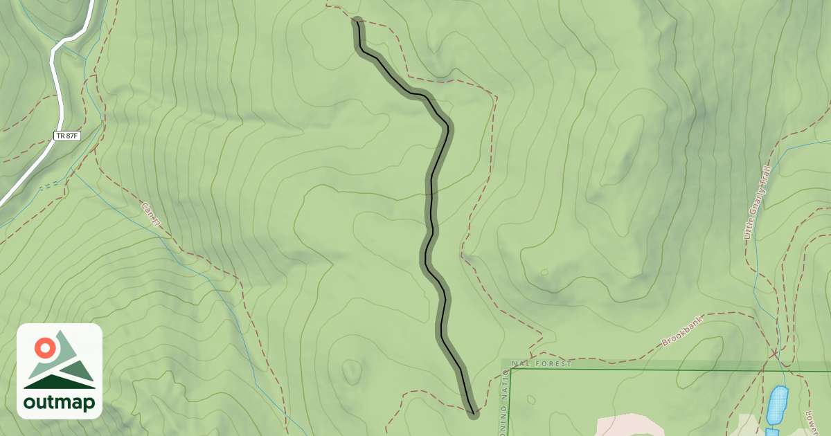Map of Jedi Trail (Closed)