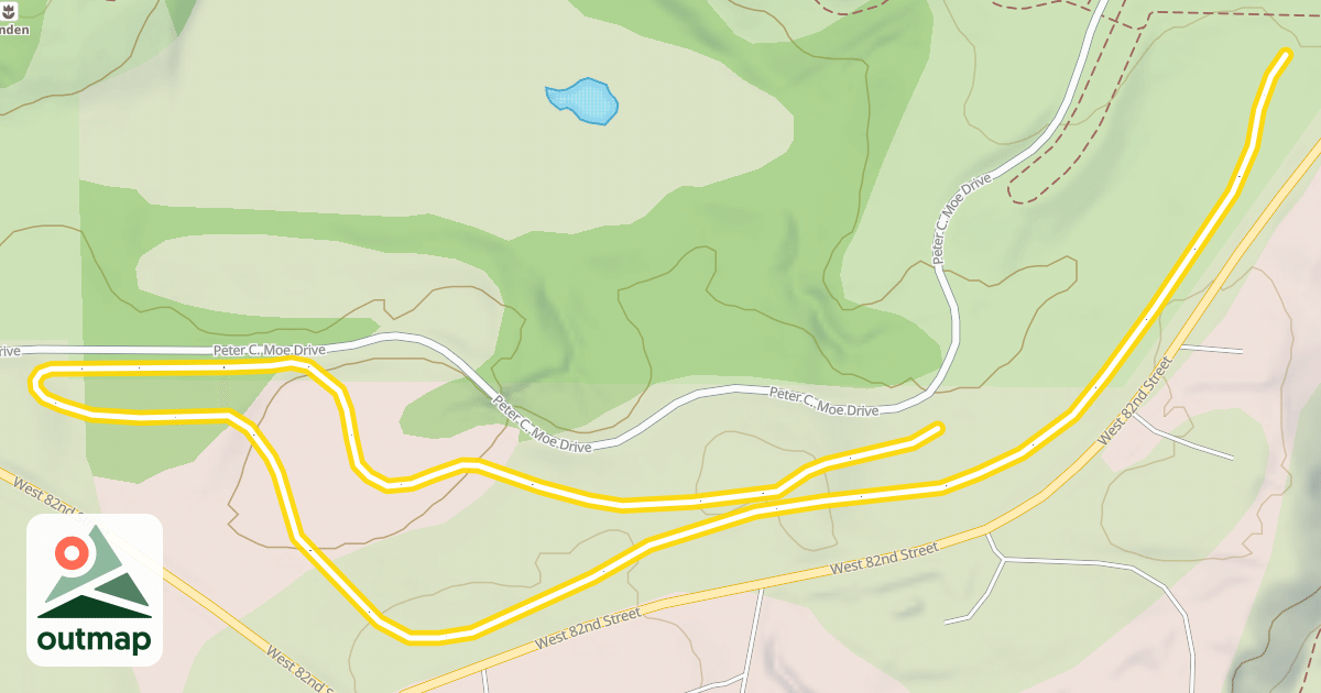 Map of Eastern Drive Loop