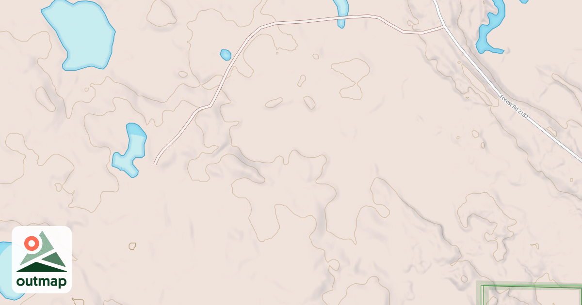 Map of CROOKED LAKE