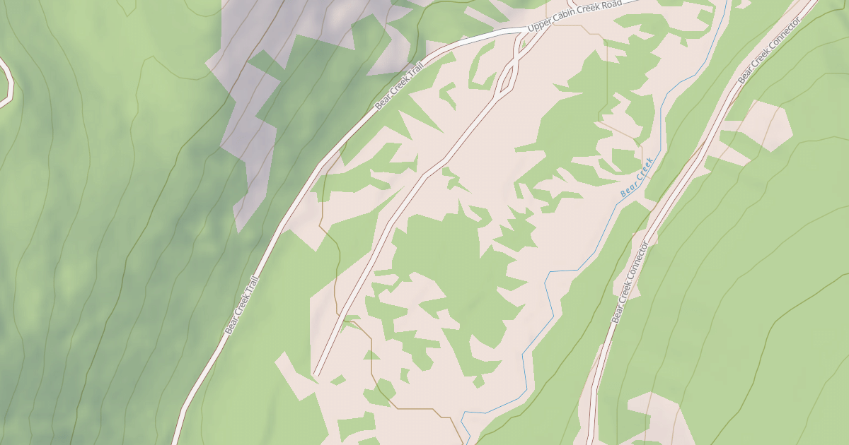 Map preview of DISPERSED CAMPING SPUR