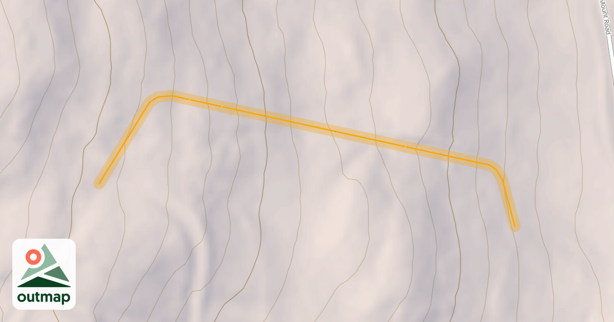 Map of Old T-Bar Line