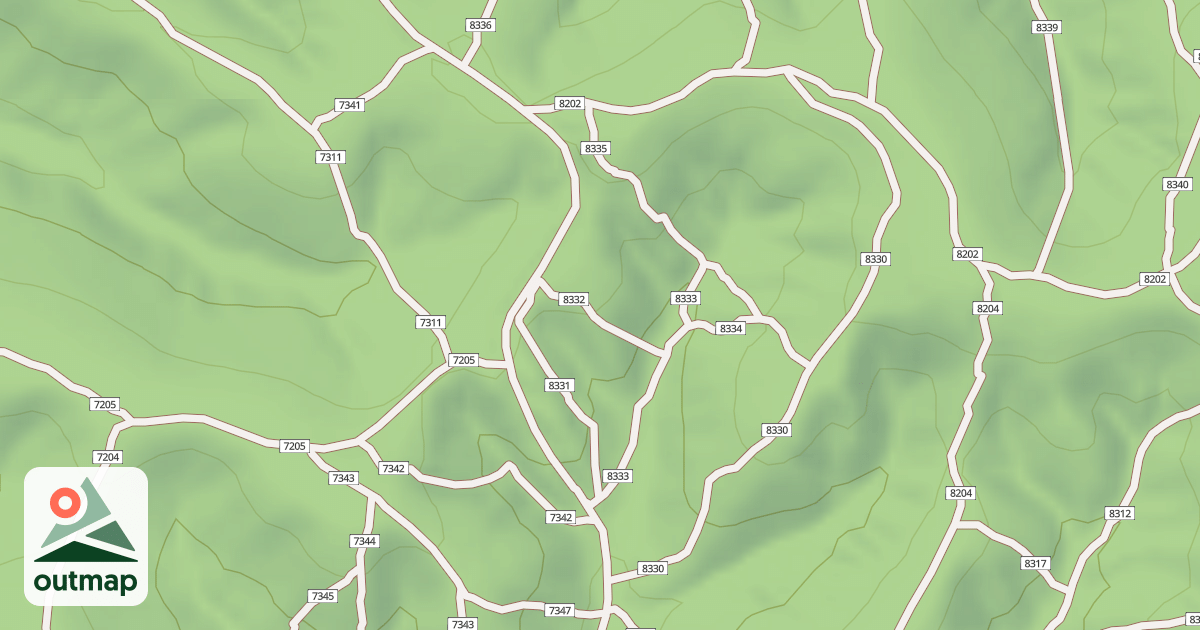Map of USFS Motor Vehicle Use Map Trails 19046