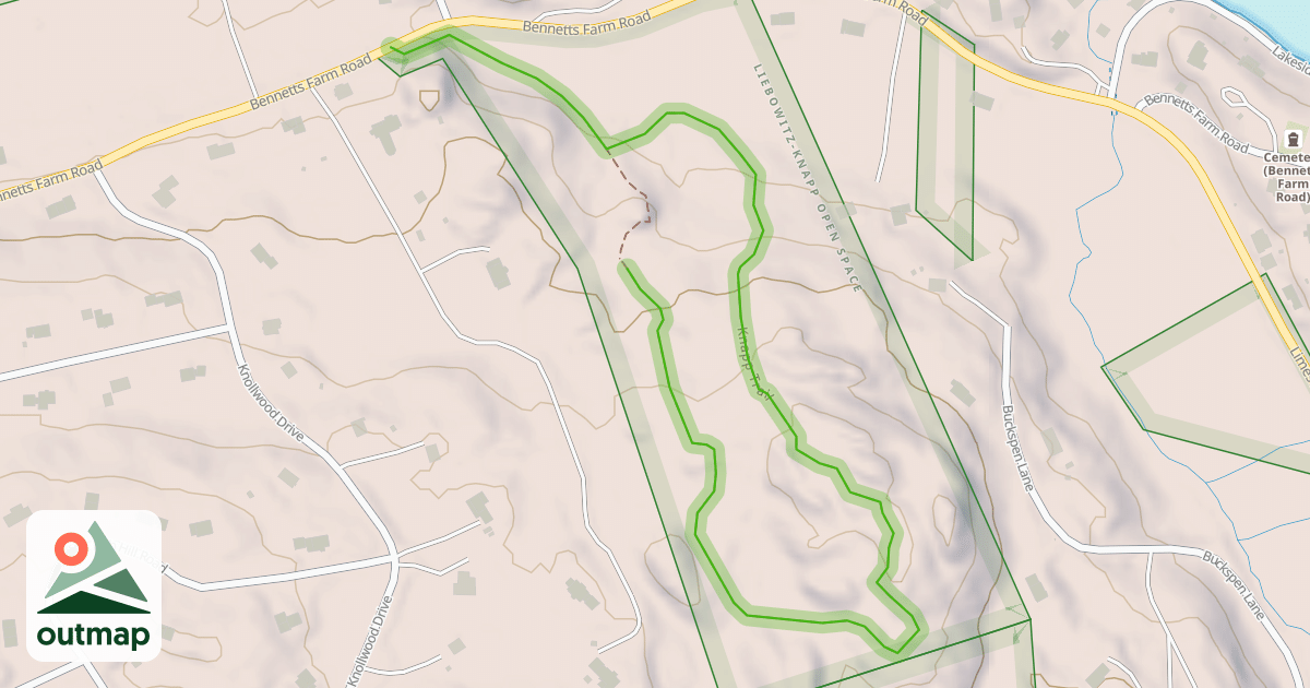 Map of Knapp Trail