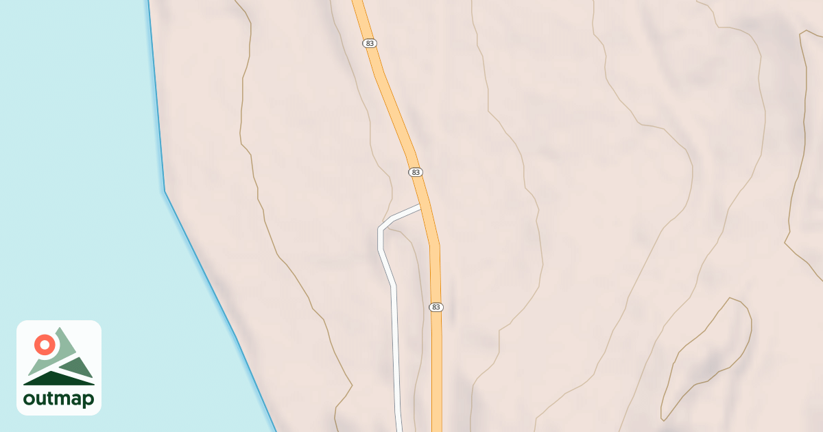 Map of ALVA LAKE