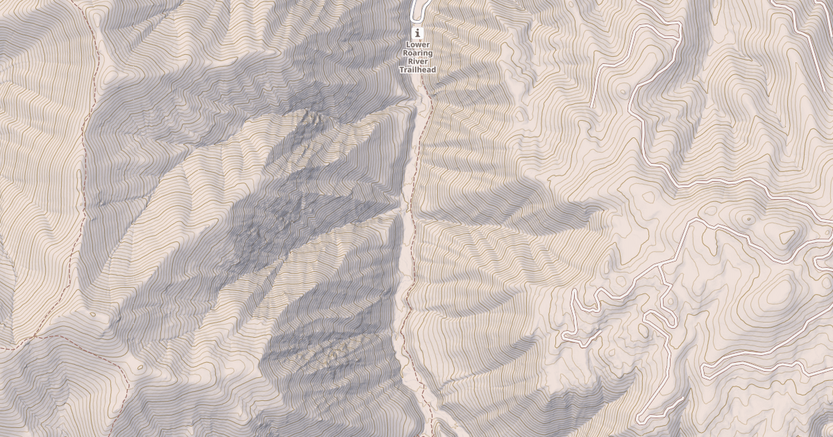Map preview of Roaring River