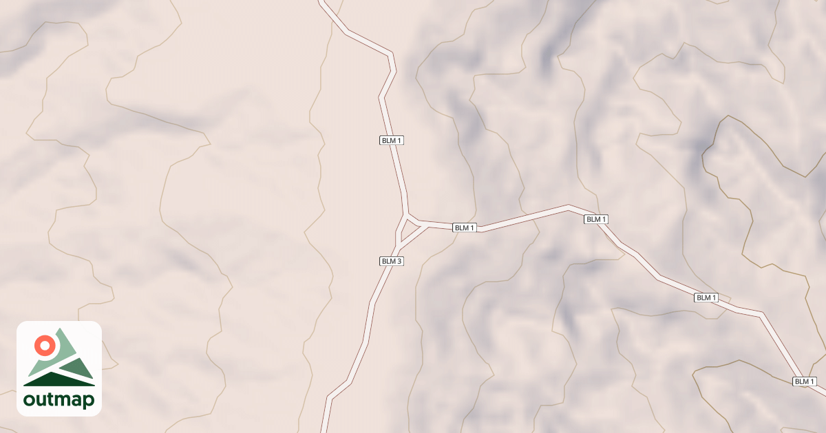 Map of BLM National GTLF Public Motorized Roads 2d2f6fd8-1f32-4863-8b4b-d7955d590ab8