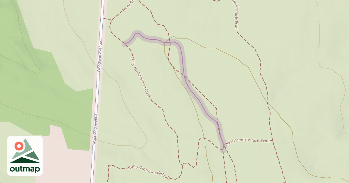 Map of Jerry Smith Park Trail