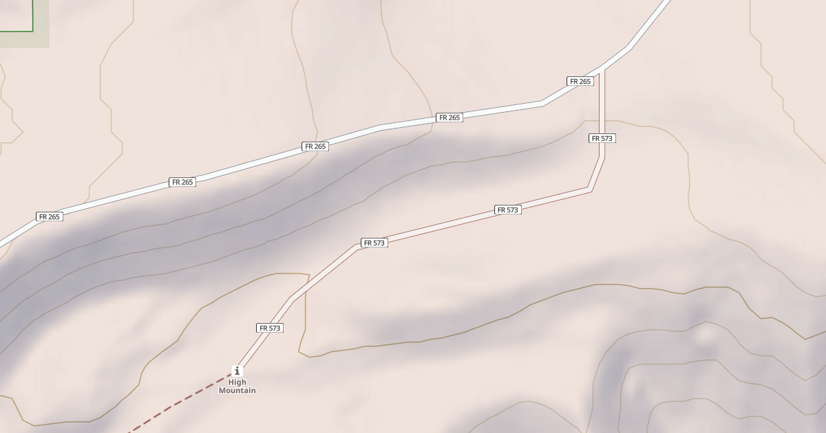 Map preview of USFS National Forest System Roads {56599B4B-B088-4467-BE27-DB258E3D588C}