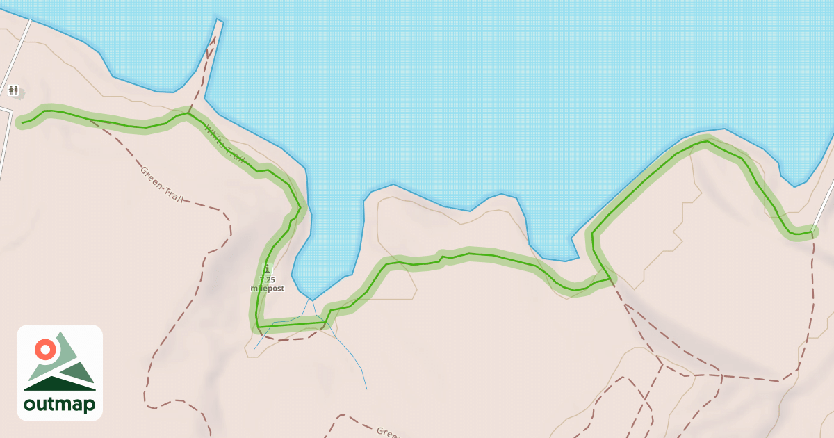 Map of White Trail