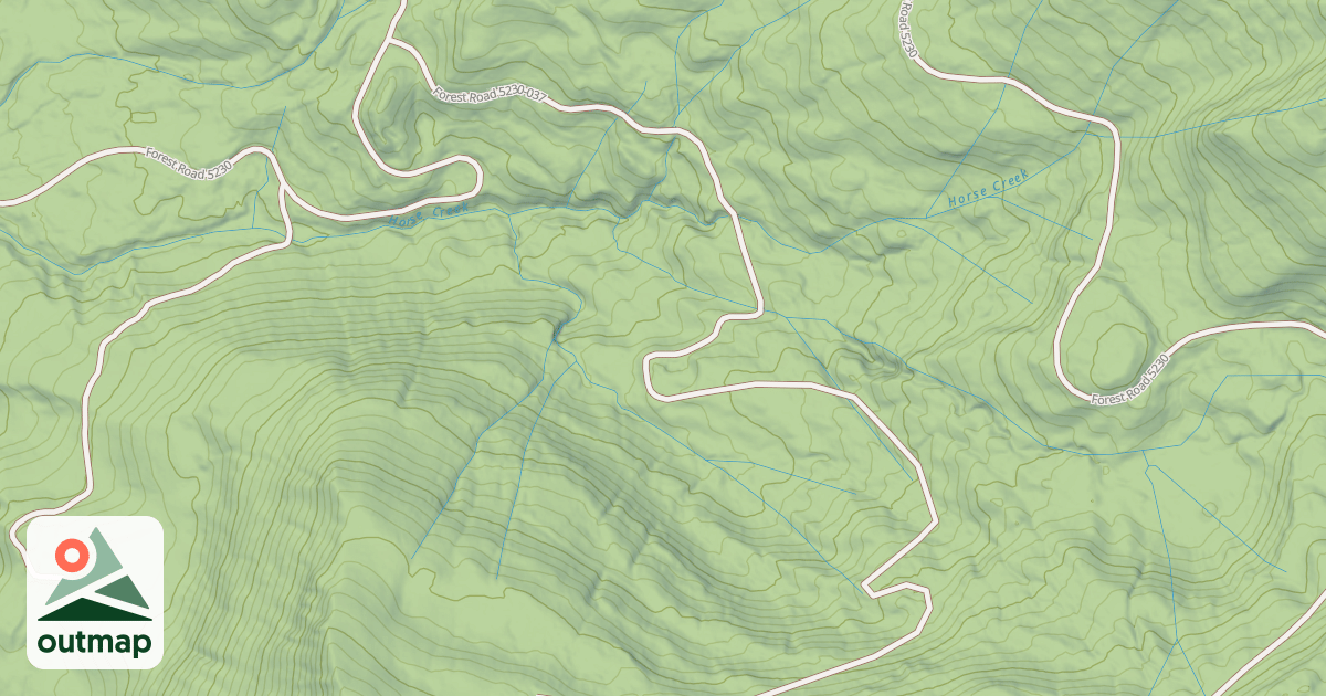 Map of LOOKOUT MOUNTAIN