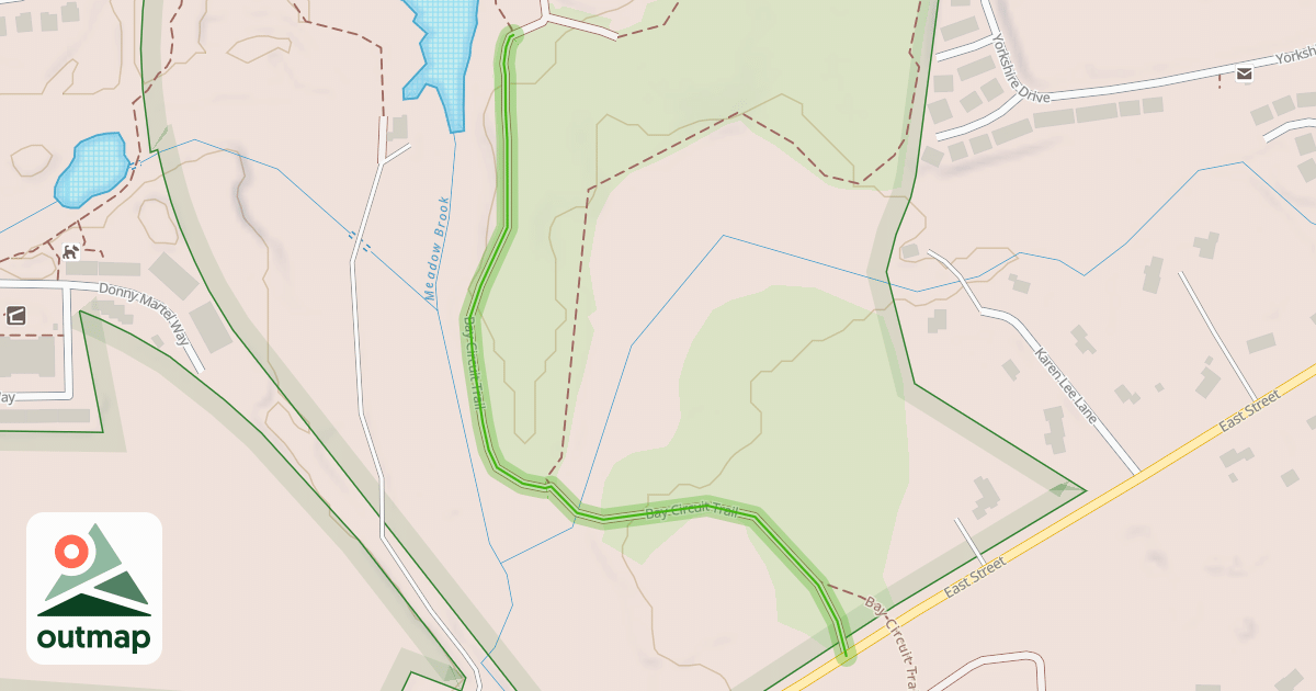 Map of Bay Circuit Trail