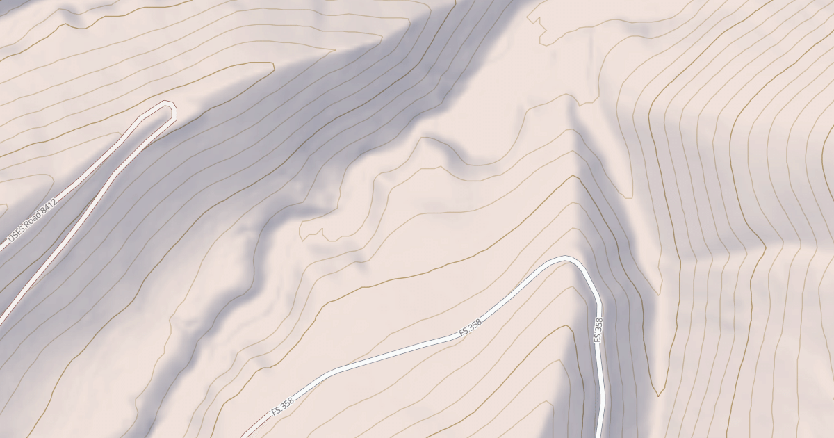 Map preview of USFS National Forest System Roads {A5AFAB2D-EC47-497F-A938-191B3796125A}