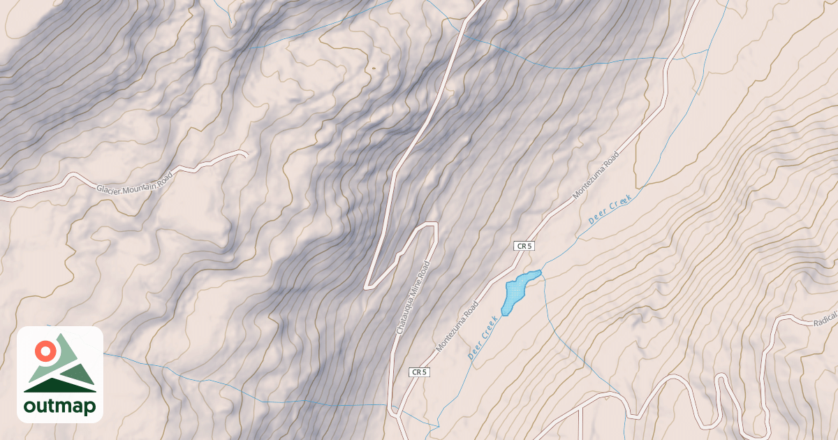 Map of CHATAUQUA MINE ROAD
