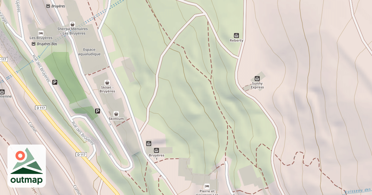Map of La Mine