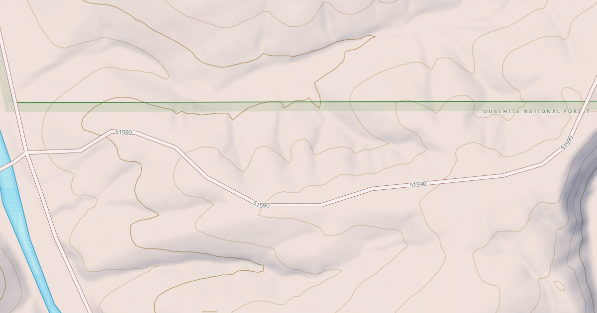 Map preview of USFS National Forest System Roads {F80B7B04-4DA0-4F75-86E8-E38AEE163735}