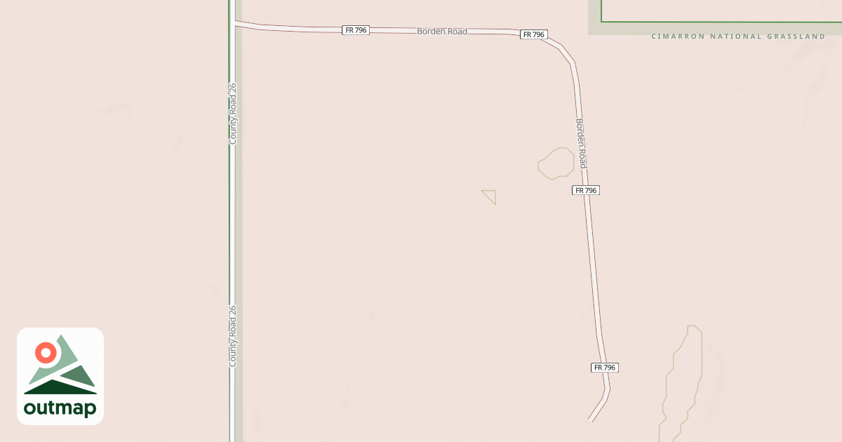 Map of BORDEN