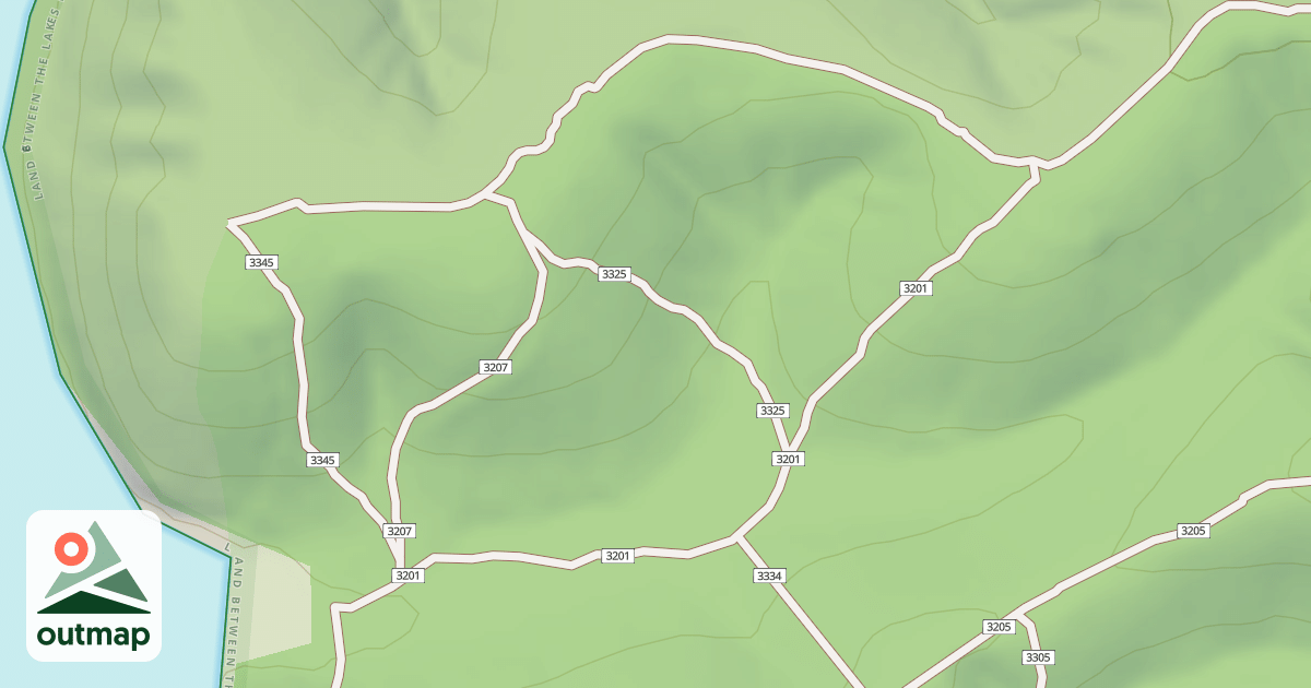 Map of USFS Motor Vehicle Use Map Trails 19457