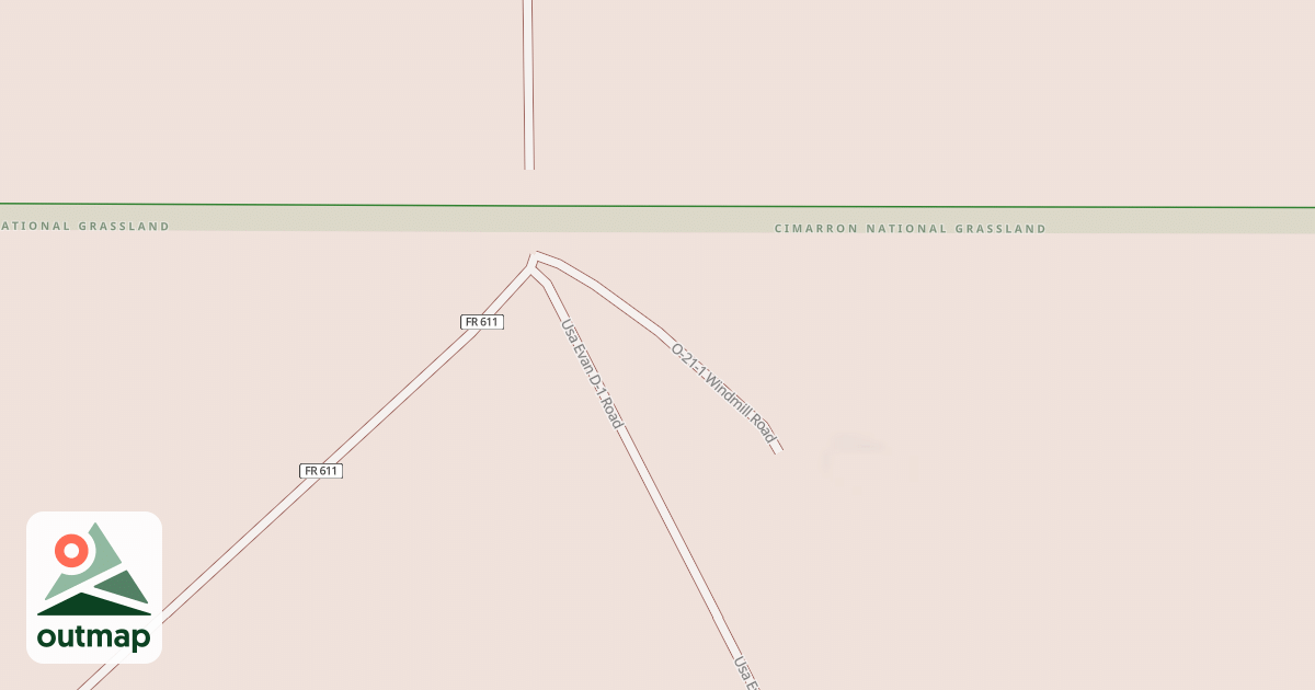 Map of O-21-1 WINDMILL