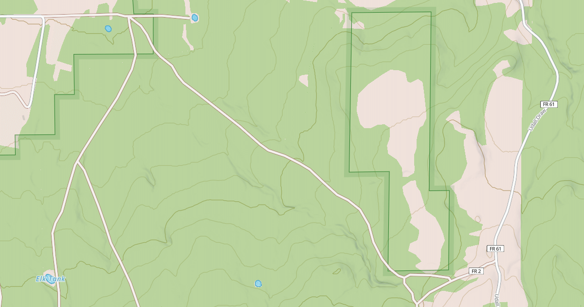 Map preview of USFS National Forest System Roads {7C7EEE8B-F35F-47B6-991B-29561920B21F}