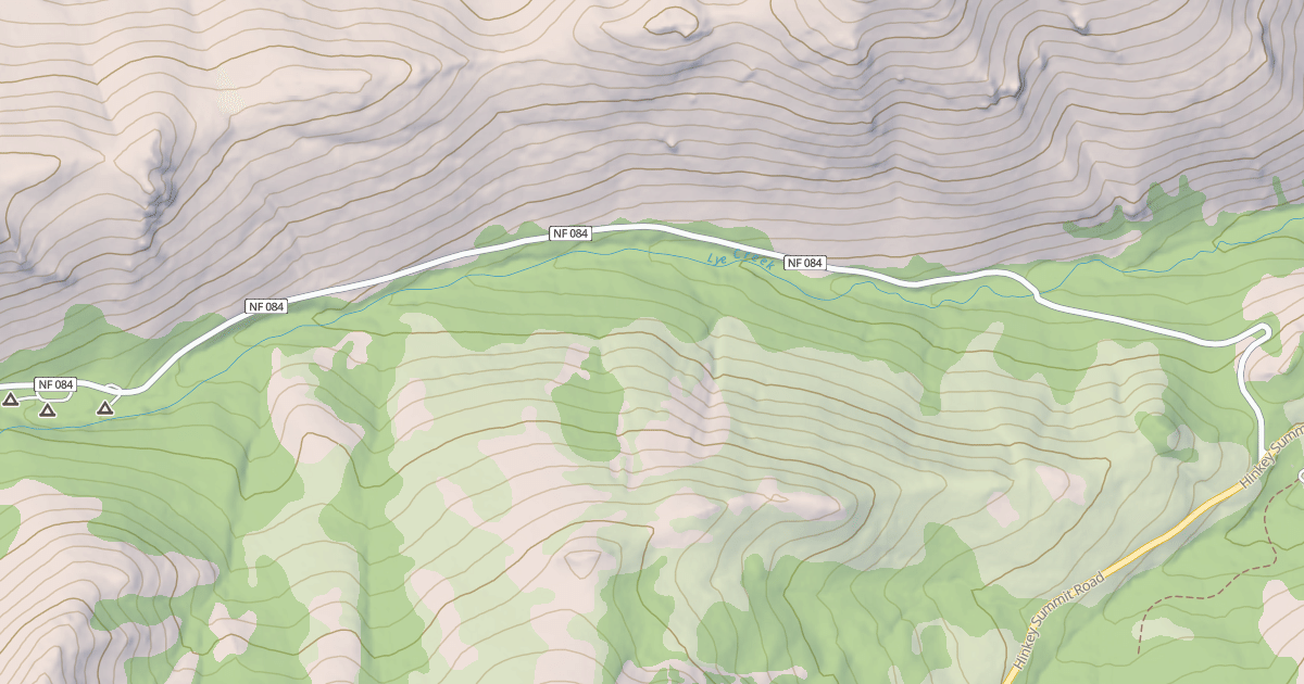 Map preview of LYE CREEK