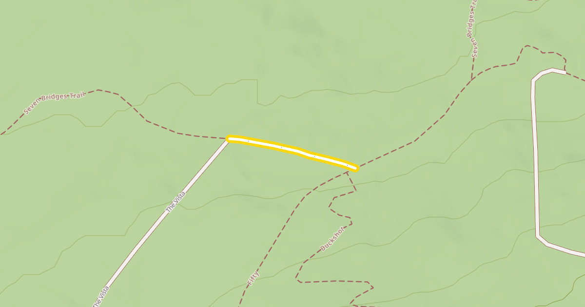 Map preview of Seven Bridges Trail