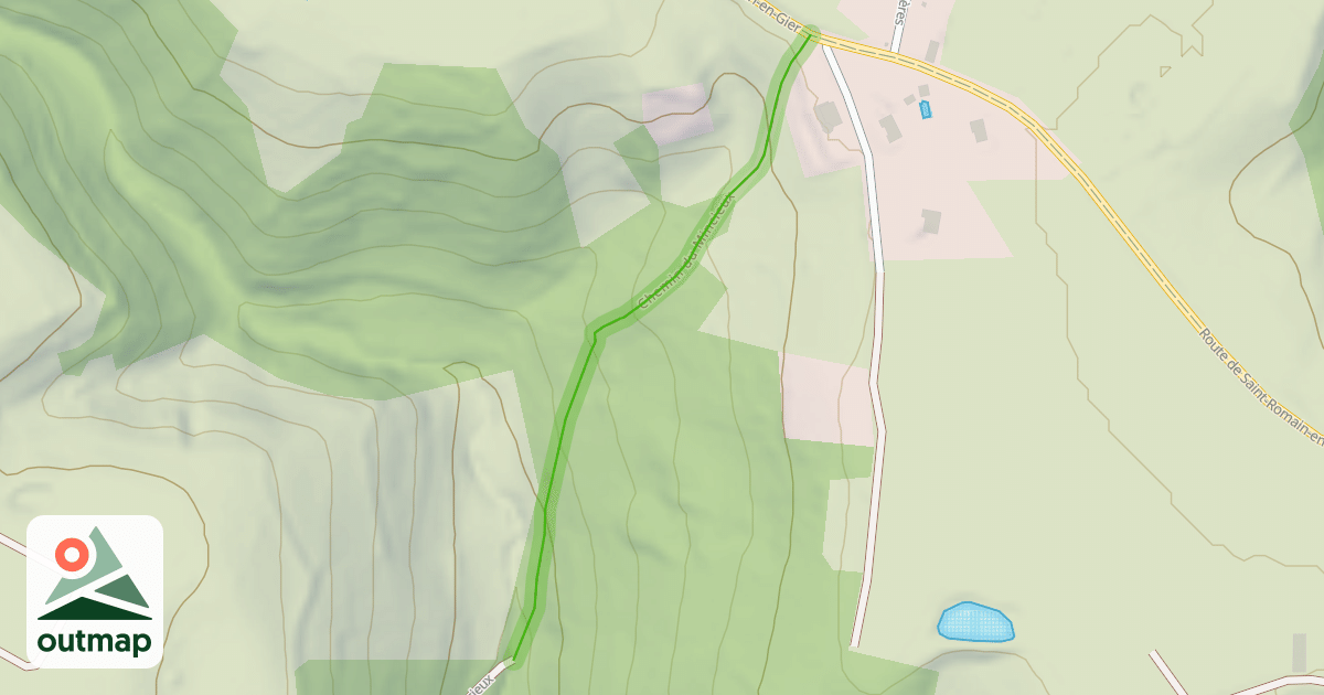 Map of Chemin du Mincieux
