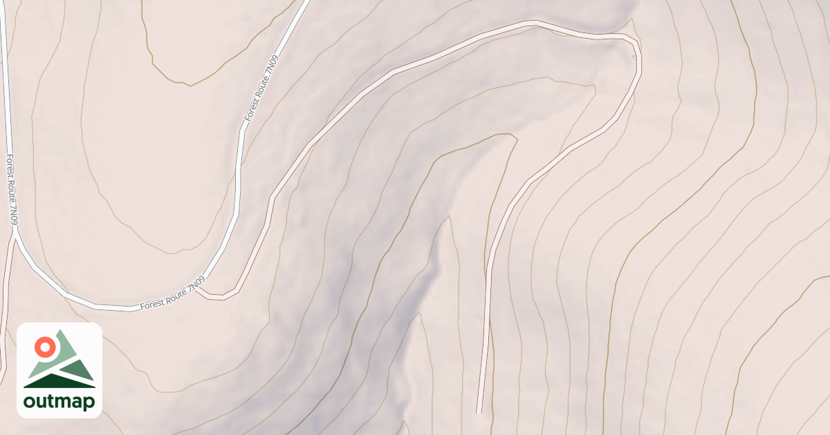 Map of USFS Motor Vehicle Use Map Trails 330128010602