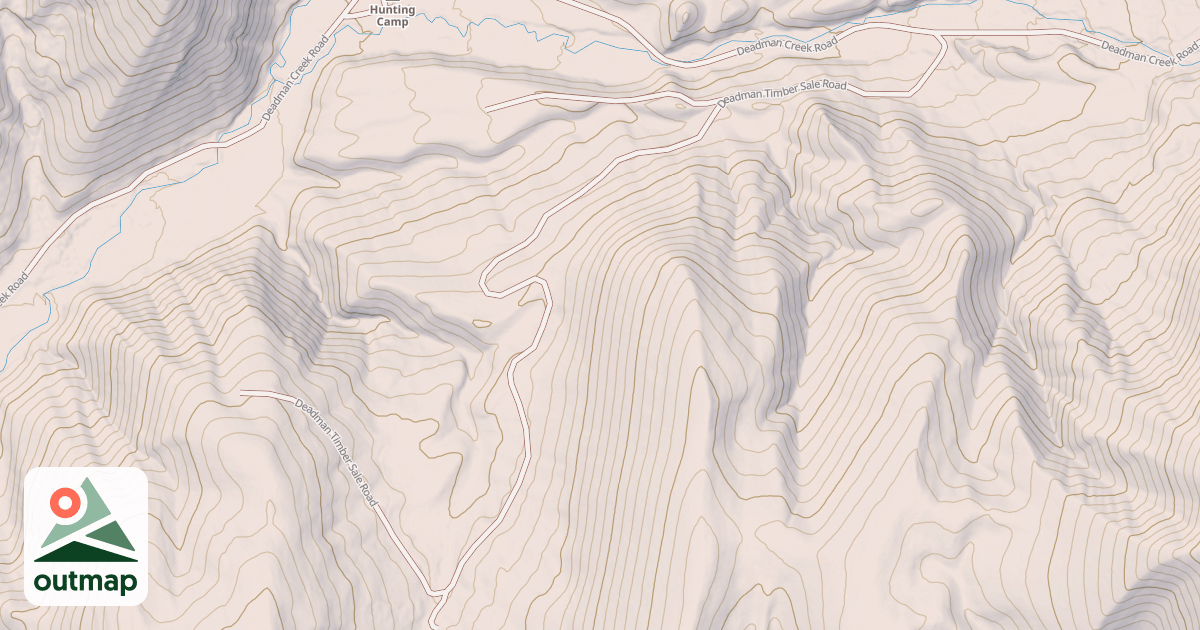 Map of DEADMAN TIMBER SALE
