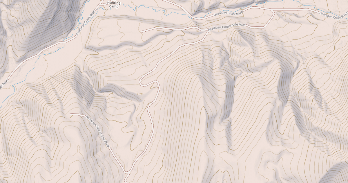 Map preview of DEADMAN TIMBER SALE