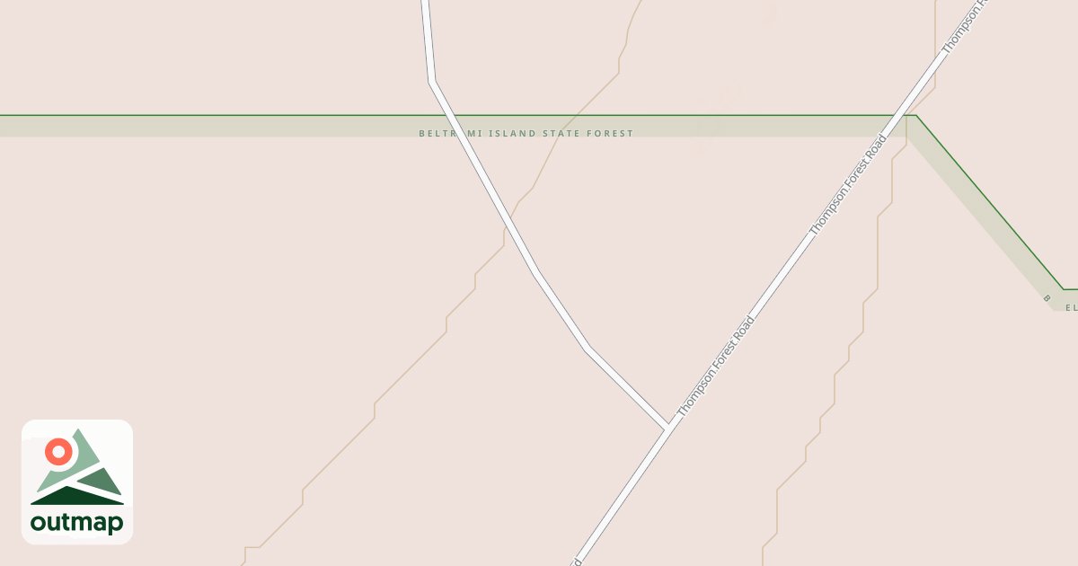 Map of Bemis Hill Trails
