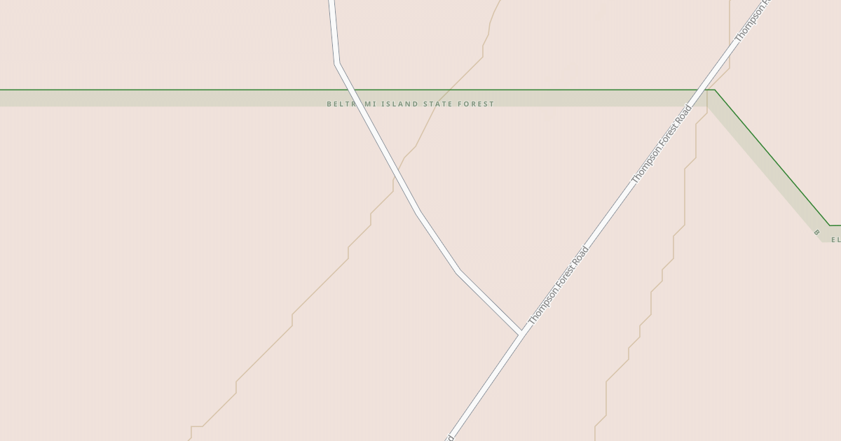 Map preview of Bemis Hill Trails