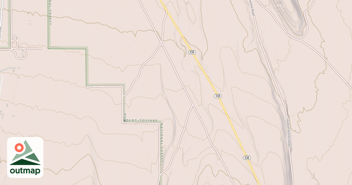 Map of SPUR ROAD